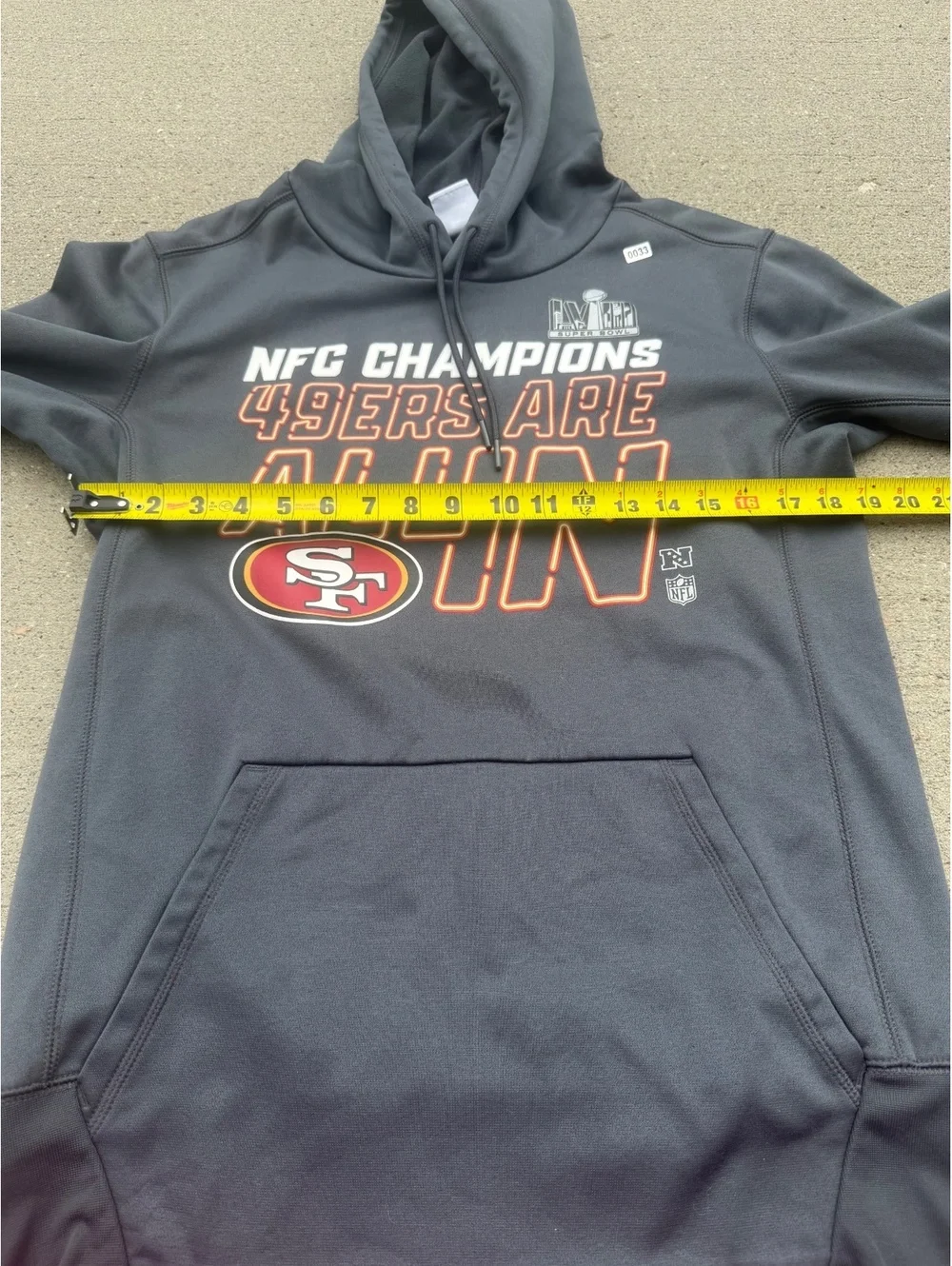 Nike NFC Champions 49ers Are All In Hoodie